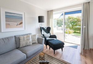 Haus Weissenburg Whg. EG Ost – Hochwertige und strandnahe 2-Zimmer-Ferienwohnung mit ca. 65 m² für 2 Personen