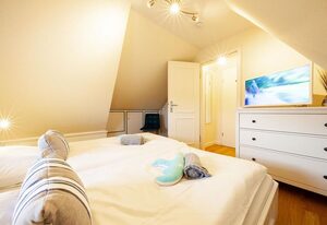 SyltStern Haus Hasenkuhle – Helle 3-Zimmerwohnung mit ca. 55m², für bis zu 4 Personen.