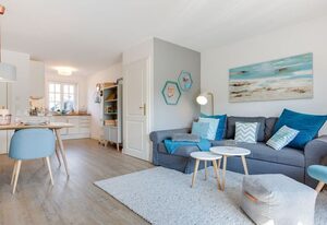 Nordic Hüs – Appartement im EG/UG mit ca. 76 qm Nutzfläche für bis zu 4 Personen.
