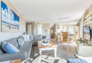 Strandresidenz, Wohnung Föhr – Den Strandübergang nahezu vor der Haustür? Dann ist die Strandresidenz ideal ! .
