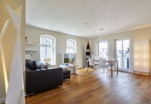 Meersuite – Dünenblick und Meeresrauschen. Ruhige Lage, und dennoch inmitten der City.