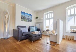 Meersuite – Dünenblick und Meeresrauschen. Ruhige Lage, und dennoch inmitten der City.