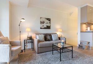 Dünen & Meer, App. 2 Dünen-Nest – In strandnaher und dennoch zentraler Lage gelegenes 3-Raum-Appartement.