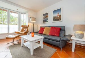 Lerchenpark Meeresleuchten – Ferienhaushälfte für bis 4 Personen mit Terrasse  - nur 350 m zum Strand.