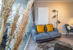 Bismarck-Koje – 1-Zimmer-Ferienwohnung mit Balkon und Parkplatz. - nur 450m bis zum Strand!