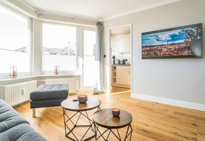 Strandnest – Moderne Ferienwohnung für 2 Personen mit Balkon - nur 300 Meter zum Strand.
