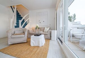 Traumblick App. 4 – Ferienwohnung Traumblick für max. 4 Personen –  mit Meerblick und Balkon