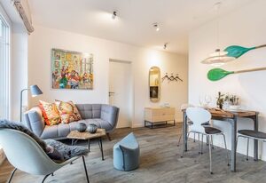 Lille Stuuv – Moderne Ferienwohnung für 2 Personen mit Balkon und Parkplatz.