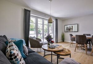 Haus Dock 10 – Leinen los im Dock 10. - Ferienhaushälfte für bis zu 7 Personen mit Garten/Sauna