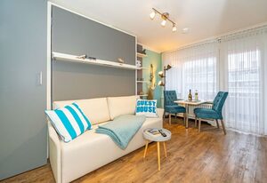 Haus am Meer Whg.46 – Moderne 1-Zimmer-Ferienwohnung mit Balkon. - nur 100m bis zum Strand!