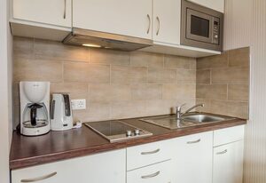 Westbrise App. 7 – 2-Zimmer-Ferienwohnung mit Balkon, in Strandnähe.