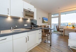 Friesennest – Stadt- und strandnahe 1-Zimmer-Ferienwohnung mit Balkon