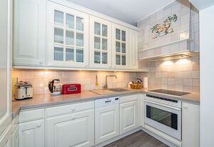 Nis Puk – Ferienwohnung in Westerland für max. 3 Personen, mit Westterrasse und Parkplatz.