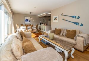 Winterhuus – Traumhaftes Ferienhausteil mit Garten und Sauna im Süden von Westerland.