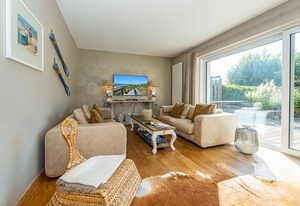 Winterhuus – Traumhaftes Ferienhausteil mit Garten und Sauna im Süden von Westerland.