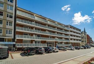 Strandmuschel App. 309 – 1-Zimmer-Ferienwohnung mit Balkon und Strandkorb - nur 200 Meter bis zum Strand.