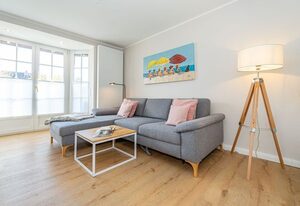 Inselnest – Ferienhausteil für bis 4 Personen mit Garten. - Nur 350 Meter bis zum Strand!