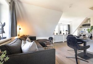 Koje23 – Diese wunderschöne OG-Wohnung hat ca. 55 m² und bietet bis zu 2 Personen Platz.