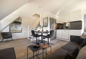 Koje23 – Diese wunderschöne OG-Wohnung hat ca. 55 m² und bietet bis zu 2 Personen Platz.
