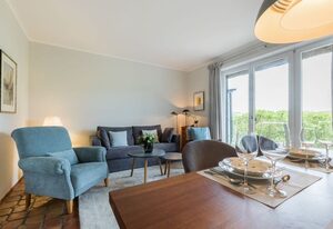 Passat, App. 5 – Idyllisch hinter den Dünen gelegenes 3-Raum-Appartement unter Reet.