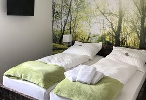Landgasthof Zum Dorfkrug – Doppelzimmer, Dusche, WC, 1Schlafraum