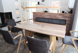 Stüürmanns Huus – Luxus 100qm Ferienhaus für 6 Pers mit Sauna, Kamin & Garten beim Naturbadestrand