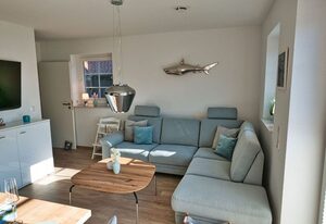 Haifisch – 100qm Ferienhaus mit Infrarotkabine, Kamin, Garten & überdachter Terrasse