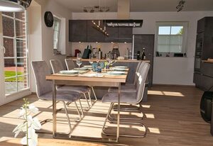 Haifisch – 100qm Ferienhaus mit Infrarotkabine, Kamin, Garten & überdachter Terrasse