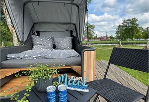 Schlafstrandkorb