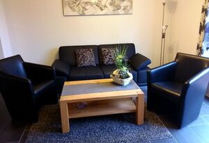 Grachtenperle – Ferienhaus (85qm) für 4 Personen + Hund mit Wasserblick, Garten und Gäste-WC