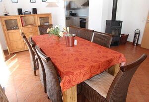 Olle Warft – 150qm Ferienhaus für 8 Personen + Hund mit Sauna, Kamin und großem Garten