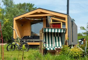 (408) Kleini-Haus mit Kamin und Strandkorb