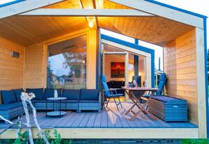 (408) Kleini-Haus mit Kamin und Strandkorb