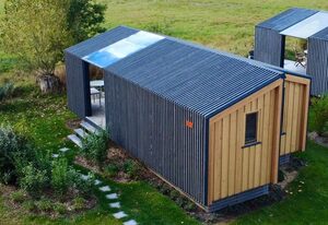 (101) Tiny House „Elbhütte“ mit Wiesenblick
