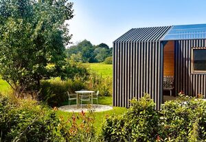 (101) Tiny House „Elbhütte“ mit Wiesenblick