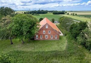 Gulfhof Dreybült – Foelke - barrierearme Ferienwohnung mit Hund in Neßmersiel, 82 m²/6 Pers., 3 km zum Strand