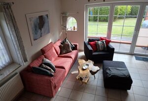 Njörd – Schönes 100qm Ferienhaus für 6 Personen mit Sauna und großem Garten