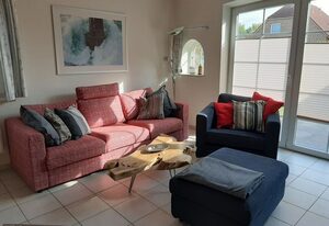 Njörd – Schönes 100qm Ferienhaus für 6 Personen mit Sauna und großem Garten