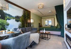 Familienwohnung Bocksbergblick 4* Ferienwohnung – Appartement/Fewo, Dusche und Bad, WC, 2 Schlafräum
