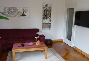 Ferienwohnung & Apartment Kunsthaus Panorama mit Balkon