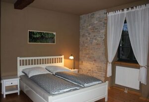 Ferienwohnung Rollsdorfer Mühle – Fewo, 1.OG, 1SZ, max. 2 Erw. +2 K(bis 14J.)