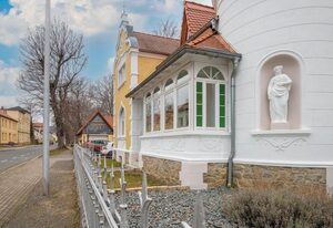 Villa an der Bode – Ferienhaus, Dusche, WC, 3 Schlafräume