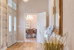 Villa an der Bode – Ferienhaus, Dusche, WC, 3 Schlafräume