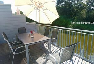 Haus Nr. 37, Ferienhaus Deichgraf – Gepflegtes Ferienhaus, Kamin, Sauna, Süd-Terrasse, Loggia mit Meerblick