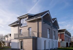Haus Nr. 06, Ferienhaus Deichgraf – Modernes Ferienhaus, Sauna, Süd-Terrasse, Loggia mit Meerblick, Hunde erlaubt