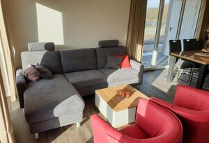 Haus Nr. 07, Ferienhaus Deichgraf – Modernes Ferienhaus, Sauna, Süd-Terrasse, Loggia mit Meerblick, Haustiere
