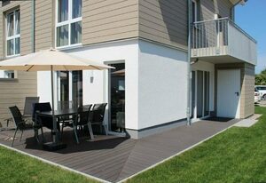 Haus Nr. 12, Ferienhaus Deichgraf – Modernes Ferienhaus, Sauna, Süd-Terrasse, Loggia mit Meerblick, Haustiere