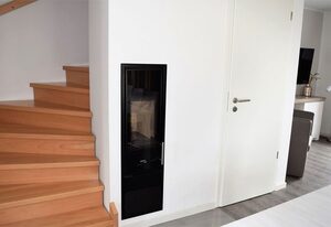 Haus Nr. 25, Ferienhaus Fischerhus – Modernes Ferienhaus, Kamin, Sauna, Süd-Terrasse, Loggia mit Meerblick, Haustiere