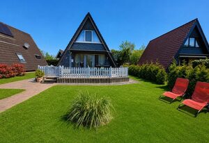 Nurdachhaus ANKERPLATZ JOSSI – Gemütliches und komfortables Nurdach-Ferienhaus im Ferienpark Fedderwardersiel