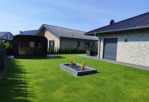 Ferienhaus Devilina mit Sauna und Kamin am Harkebrügger See